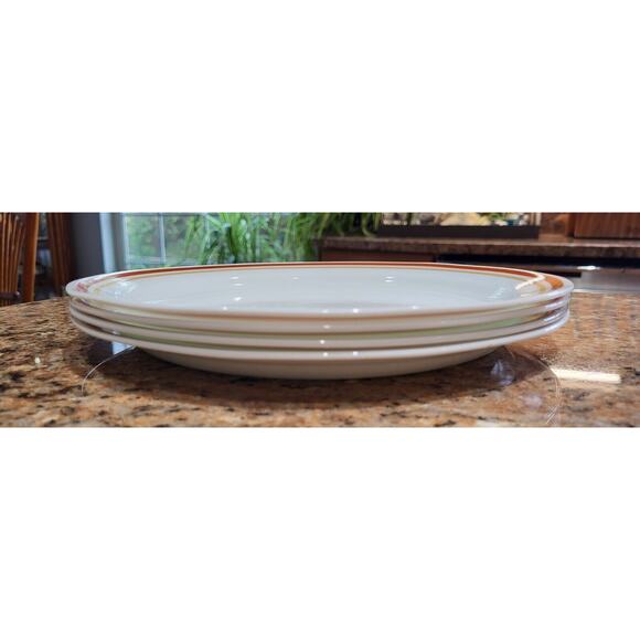 Vintage Corelle Cinnamon Chestnut Set of 4 Dinner Plates 10 1/4" Diameter - Picture 7 of 16